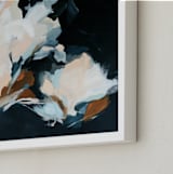"Night Market" - Art Print in Midnight by Mya Bessette - Frame Close-up