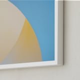 "Escape Routes #6" - Art Print in Blue Sunset by Massimiliano Massimo Borelli - Frame Close-up