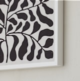 "Branches to the Sky" - Art Print in Chalkboard Black by Alisa Galitsyna - Frame Close-up