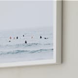 "Watermelon Sugar High" - Art Print in Ocean Blue by Summer Strauch - Frame Close-up