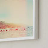 "Mondos 1" - Art Print in pink haze by Kamala Nahas - Frame Close-up