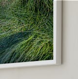 "A Deer Slept Here." - Art Print in Grass by DENiSE CREW. - Frame Close-up