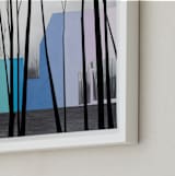 "Cantilever 2" - Art Print in Charcoal by Sara Joy - Frame Close-up