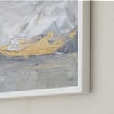 "Dune Grass" - Art Print in Sand by Julia Contacessi - Frame Close-up