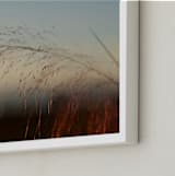 "Airy Afternoons" - Art Print in Blue by Em Hale - Frame Close-up