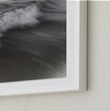 "The Uniqueness of Waves XLVI" - Art Print in Stormy Gray by Tal Paz-Fridman - Frame Close-up