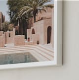 "Desert Oasis" - Art Print in Desert Sand by Meredith Acton - Frame Close-up