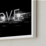 "Lovelight" - Art Print in Black and White by AMANDA LOMAX - Frame Close-up