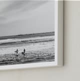 "Ventura 1" - Art Print in charcoal by Kamala Nahas - Frame Close-up