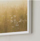 "Golden Meadow" - Art Print in yellow by Julia Preminger - Frame Close-up