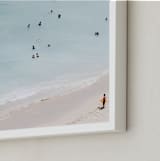 "IT'S A PARTY IN THE USA" - Art Print in Summer Blues by Summer Strauch - Frame Close-up