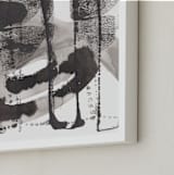 "Slowmotionary" - Art Print in Black by Misty Hughes - Frame Close-up