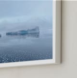 "Glacier" - Art Print in Ice by Nam Bourassa - Frame Close-up