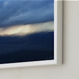 "Rain over the Sierra Nevada" - Art Print in Deep sky blue grey by Jeff Vilkin - Frame Close-up