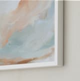 "A Promise for August" - Art Print in Coral by Mya Bessette - Frame Close-up