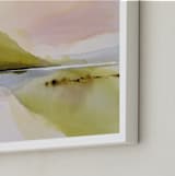 "Green View" - Art Print in Fields by Shina Choi - Frame Close-up
