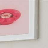 "Call Me Maybe 1" - Art Print in Baby Pink by Deborah Chou - Frame Close-up