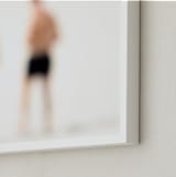 "Seaside #21" - Art Print in Summer tan by Tal Paz-Fridman - Frame Close-up