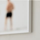 "Seaside #21" - Art Print in Summer tan by Tal Paz-Fridman - Frame Close-up