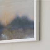 "Coming Into Focus" - Art Print in Mist Grey by Christa Kimble - Frame Close-up