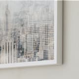 "Big Apple Blur" - Art Print in Beige by 1885 Atelier - Frame Close-up
