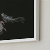 "Franz + Ferdinand" - Art Print in Black by Amy Carroll - Frame Close-up