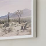 "Joshua Tree No. 10" - Art Print in Desert Rose by Wilder California - Frame Close-up