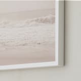 "Tranquil Surf" - Art Print in Blush by Shannon Howard - Frame Close-up
