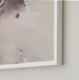 "Doves in Flight 2" - Art Print in Dusty Plum by Christa Kimble - Frame Close-up