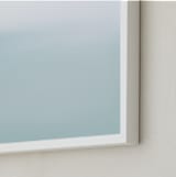 "Morning Surf" - Art Print in Sea Glass by Mike Sunu - Frame Close-up