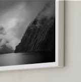 "The Path Ahead" - Art Print in Obsidian by Jason Derck - Frame Close-up