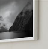 "The Path Ahead" - Art Print in Obsidian by Jason Derck - Frame Close-up