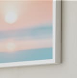 "Sol" - Art Print in Sunset by Tania Medeiros - Frame Close-up
