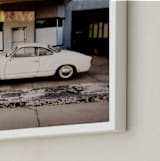 "Time stood still" - Art Print in Stucco White by Maja Cunningham - Frame Close-up