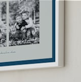 "Stacked Two Photo: Landscape Framed Photo" - Framed Photo in Winter Berry by Blustery August - Frame Close-up