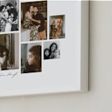 "Modern Photo Collage" - Framed Photo in Snow by Stacy Maalouf - Frame Close-up