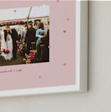 "Drops of Love: Landscape Framed Photo" - Framed Photo in Cream by Leia Matt - Frame Close-up