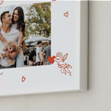 "Wings and Things: Landscape Framed Photo" - Framed Photo in Cherry by Cass Loh - Frame Close-up