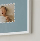 "Squiggle: Landscape" - Framed Photo in Sky by Kelly Watkins - Frame Close-up