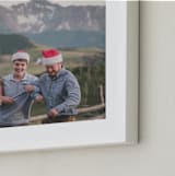 "The Big Picture: Holiday Framed Photo" - Framed Photo in White by Minted - Frame Close-up