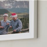 "The Big Picture: Holiday Framed Photo" - Framed Photo in White by Minted - Frame Close-up