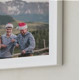 "The Big Picture: Holiday Framed Photo" - Framed Photo in White by Minted - Frame Close-up