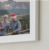 "The Big Picture: Holiday Framed Photo" - Framed Photo in White by Minted - Frame Close-up