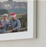 "The Big Picture: Holiday Framed Photo" - Framed Photo in White by Minted - Frame Close-up