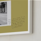 "Modern Love: Landscape" - Framed Photo in Vintage Gold by Maja Cunningham - Frame Close-up