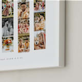 "Photo Strips: Framed Photo" - Framed Photo in White by Olivia Kanaley Inman - Frame Close-up