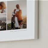 "Four Photo: Landscape Framed Photo" - Framed Photo in Sugar by Angela Garrick - Frame Close-up