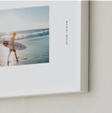 "Panorama: Landscape" - Framed Photo in Salt by Olivia Raufman - Frame Close-up