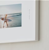 "Panorama: Landscape" - Framed Photo in Salt by Olivia Raufman - Frame Close-up