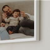 "The Big Picture: Mother's Day Framed Photo" - Framed Photo in White by Minted - Frame Close-up